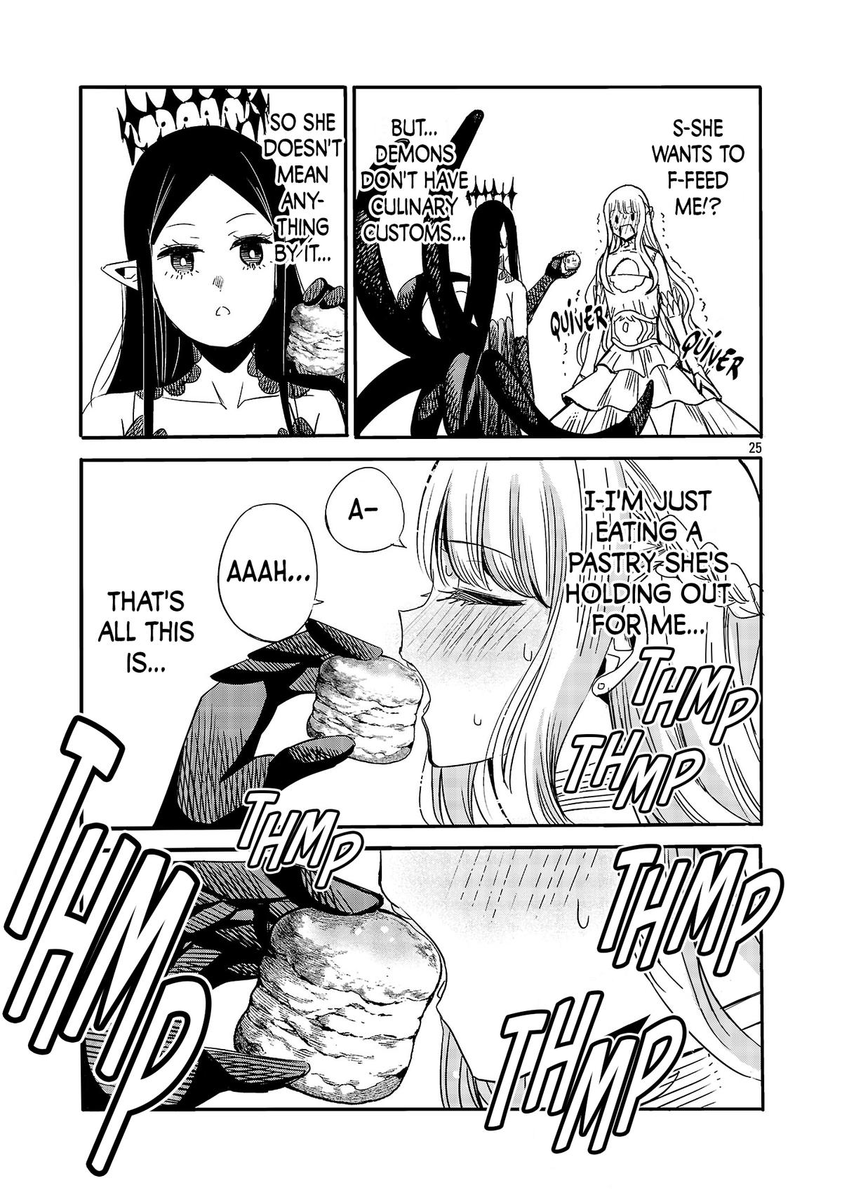 Koushaku Reijou no Rouraku Mission: Maou to no Seiryaku Kekkon ga Jinrui Saigo no Kirifuda desu!... tte, Maou ga Onnanoko no Baai wa Dou Sureba Ii no desu ka!? Chapter 9 page 24 - 