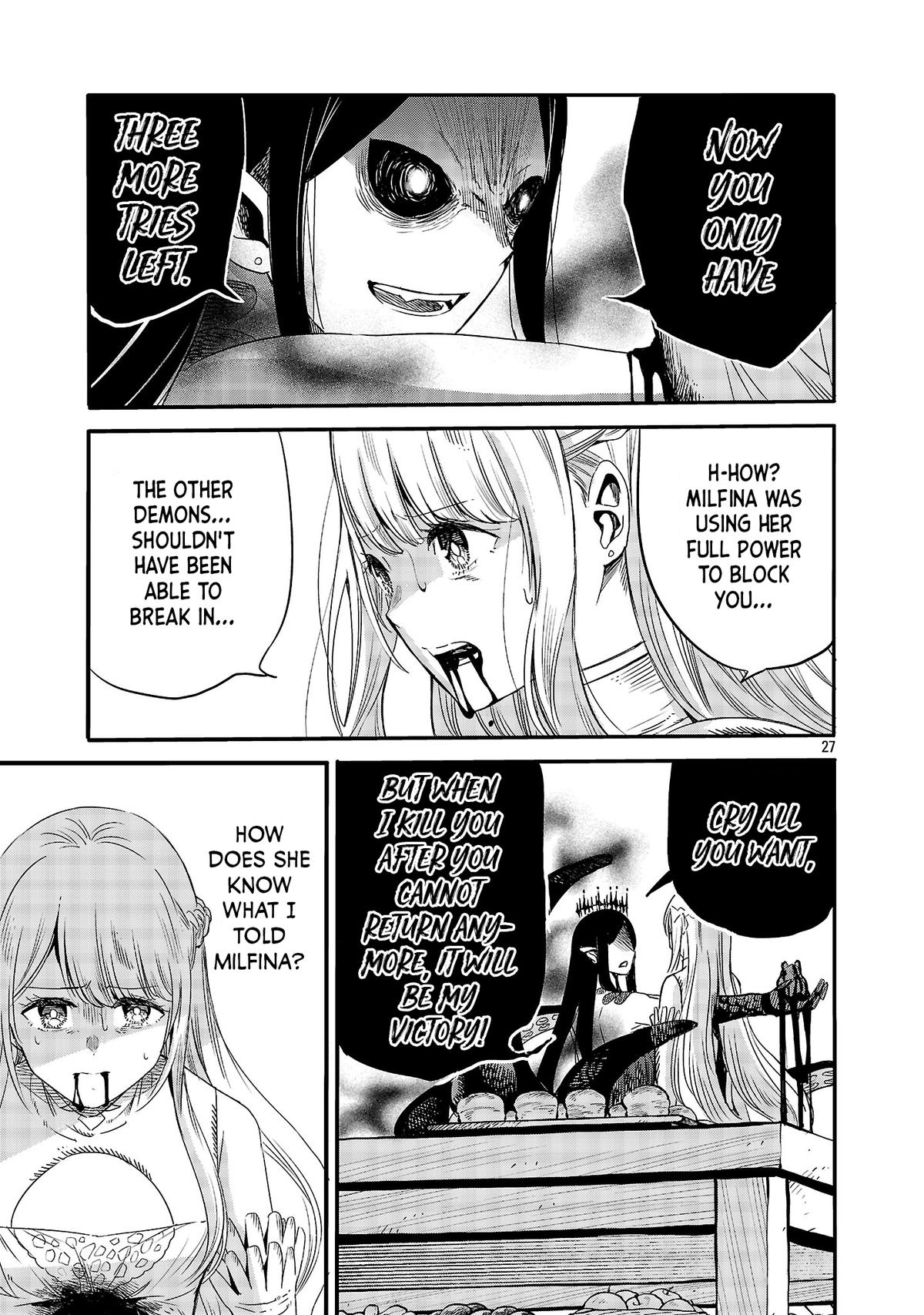 Koushaku Reijou no Rouraku Mission: Maou to no Seiryaku Kekkon ga Jinrui Saigo no Kirifuda desu!... tte, Maou ga Onnanoko no Baai wa Dou Sureba Ii no desu ka!? Chapter 9 page 26 - 