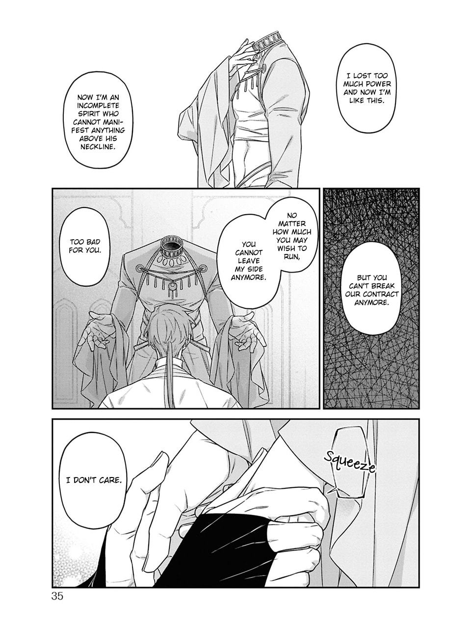 Kubinashi Seirei-sama ni Kuchizuke wo Chapter 1 page 37 - 