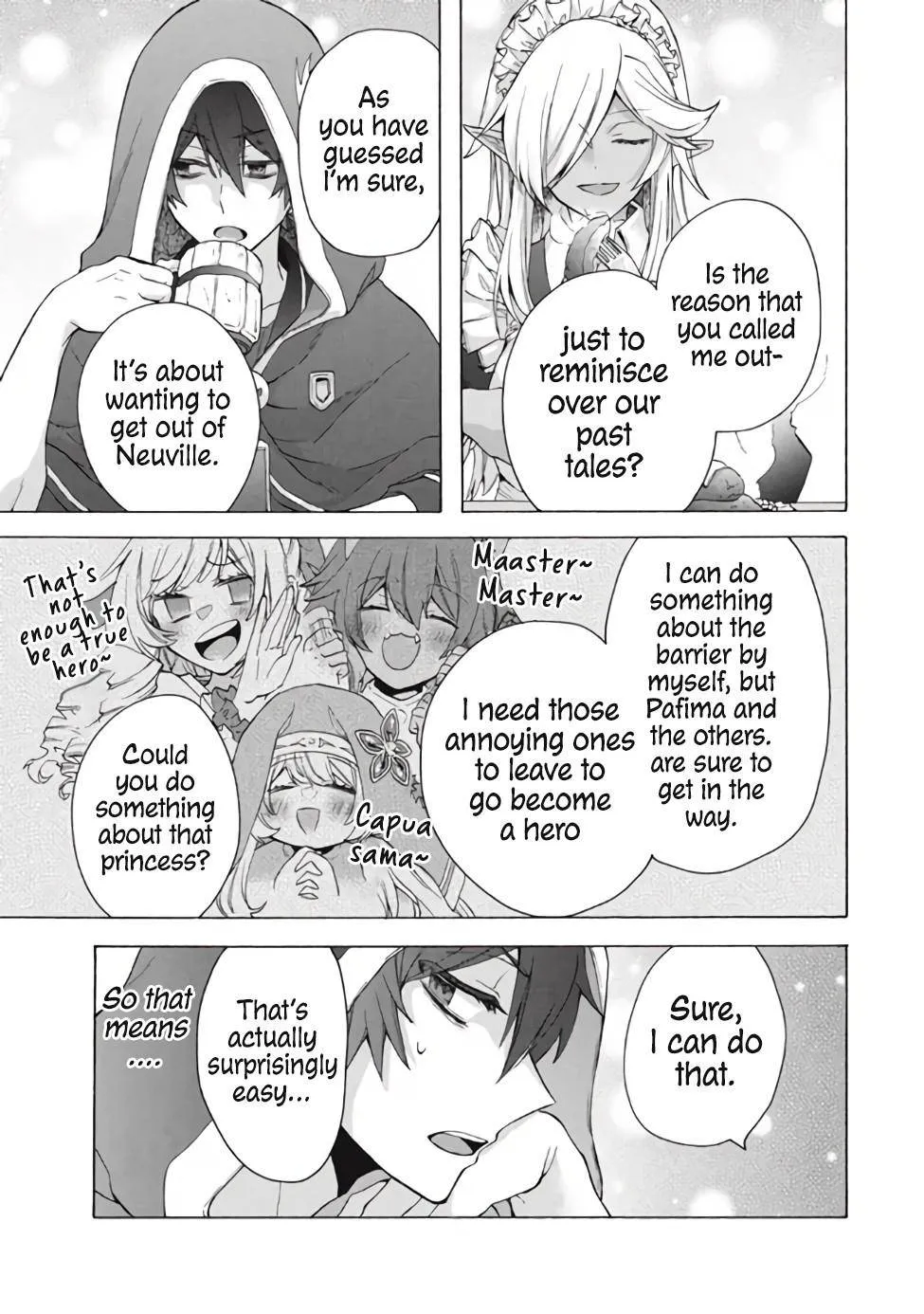 "Kukuku ....... He is the weakest of the Four Heavenly Kings." I was dismissed from my job, but somehow I became the master of a hero and a holy maiden Chapter 12.2 page 11 - 