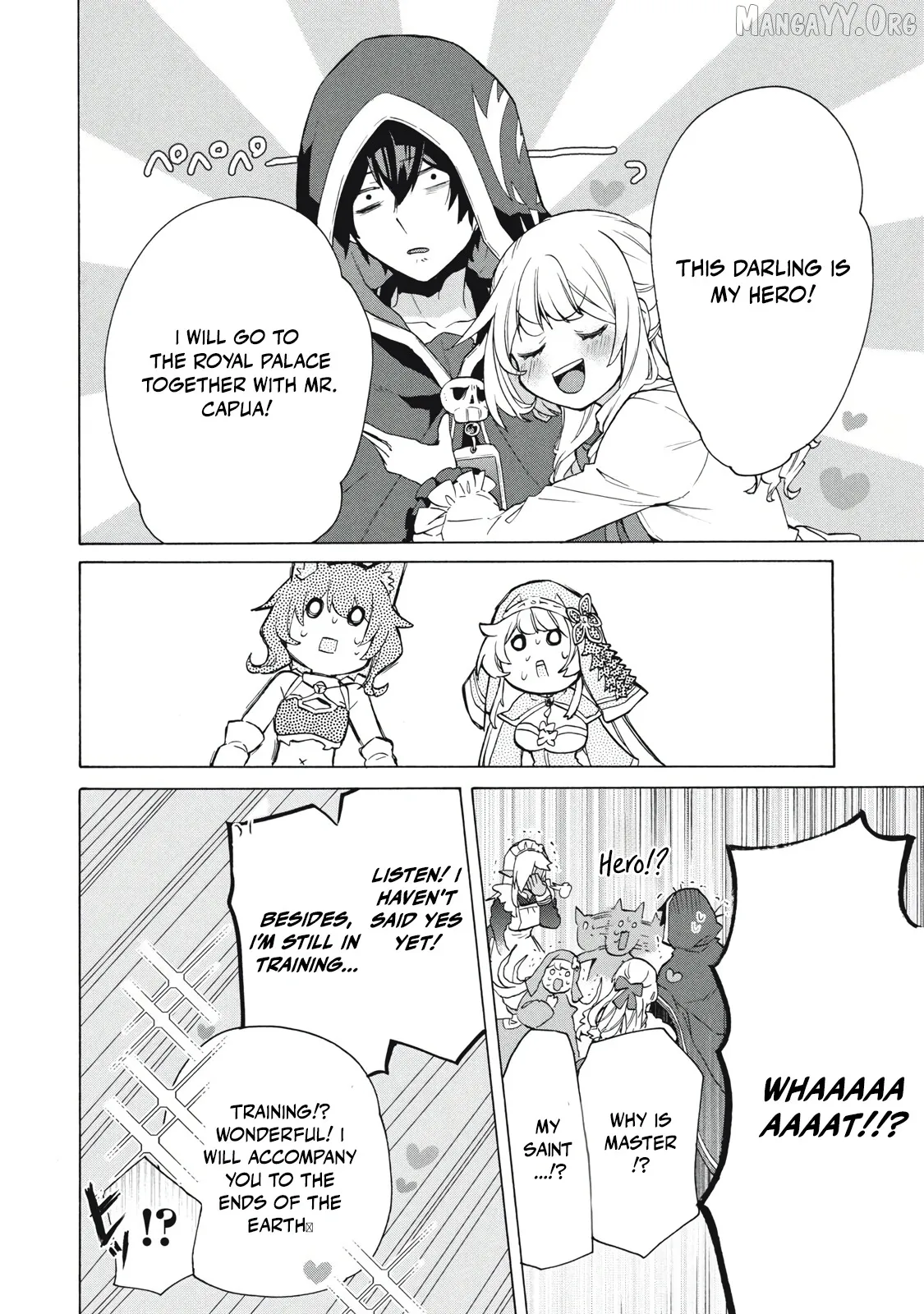 "Kukuku ....... He is the weakest of the Four Heavenly Kings." I was dismissed from my job, but somehow I became the master of a hero and a holy maiden Chapter 15.3 page 12 - 