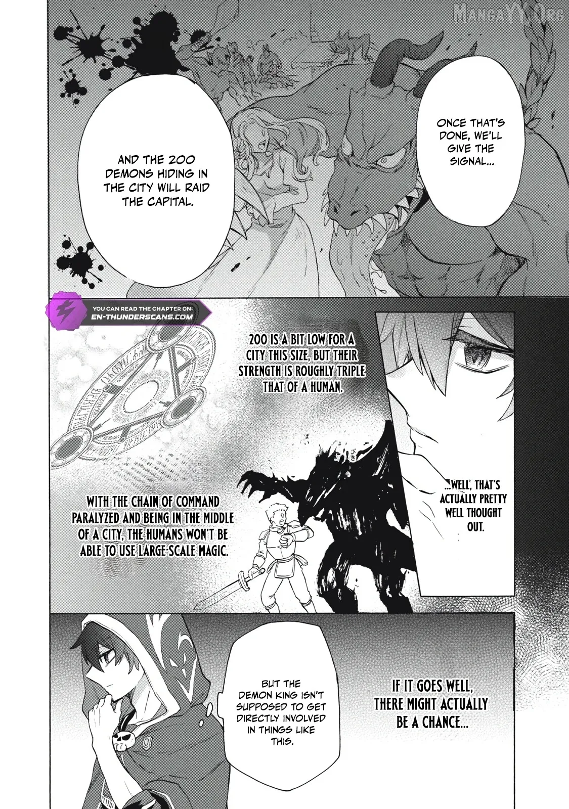 "Kukuku ....... He is the weakest of the Four Heavenly Kings." I was dismissed from my job, but somehow I became the master of a hero and a holy maiden Chapter 16.2 page 11 - 