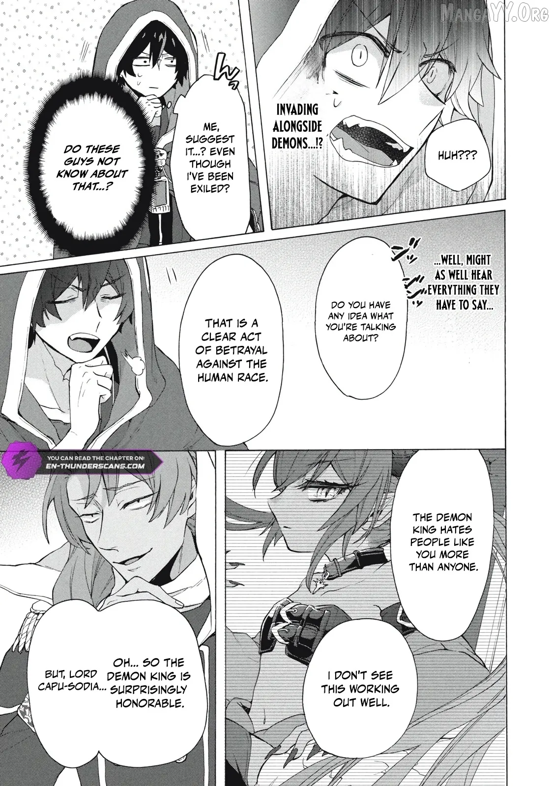 "Kukuku ....... He is the weakest of the Four Heavenly Kings." I was dismissed from my job, but somehow I became the master of a hero and a holy maiden Chapter 16.2 page 8 - 