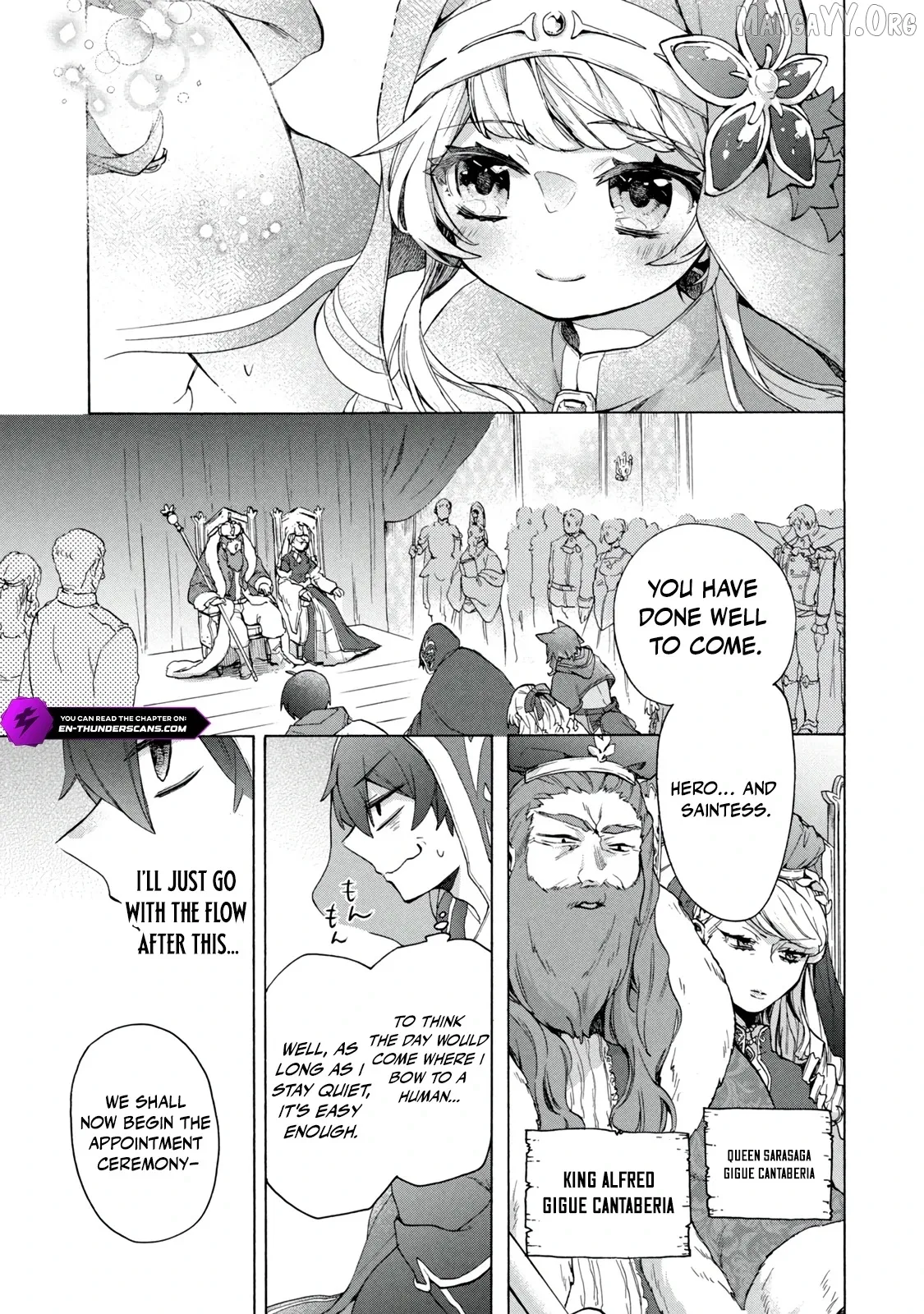 "Kukuku ....... He is the weakest of the Four Heavenly Kings." I was dismissed from my job, but somehow I became the master of a hero and a holy maiden Chapter 17.1 page 5 - 
