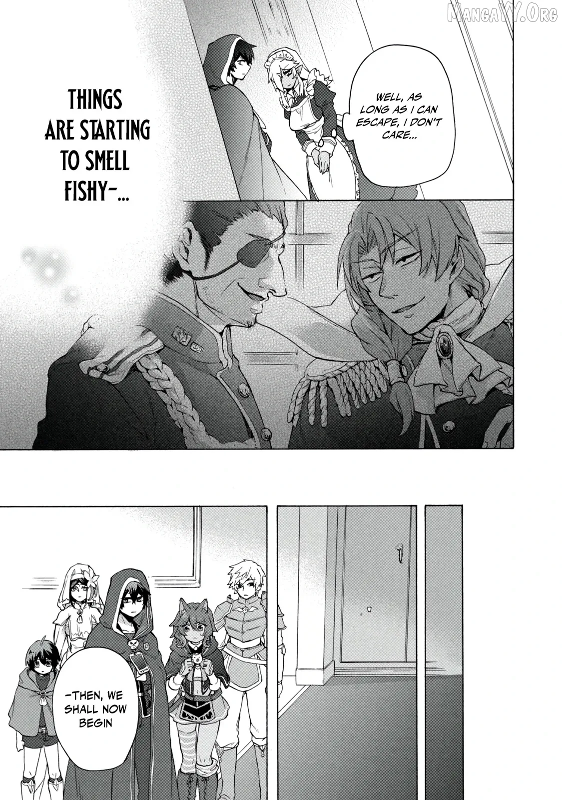 "Kukuku ....... He is the weakest of the Four Heavenly Kings." I was dismissed from my job, but somehow I became the master of a hero and a holy maiden Chapter 17.2 page 16 - 