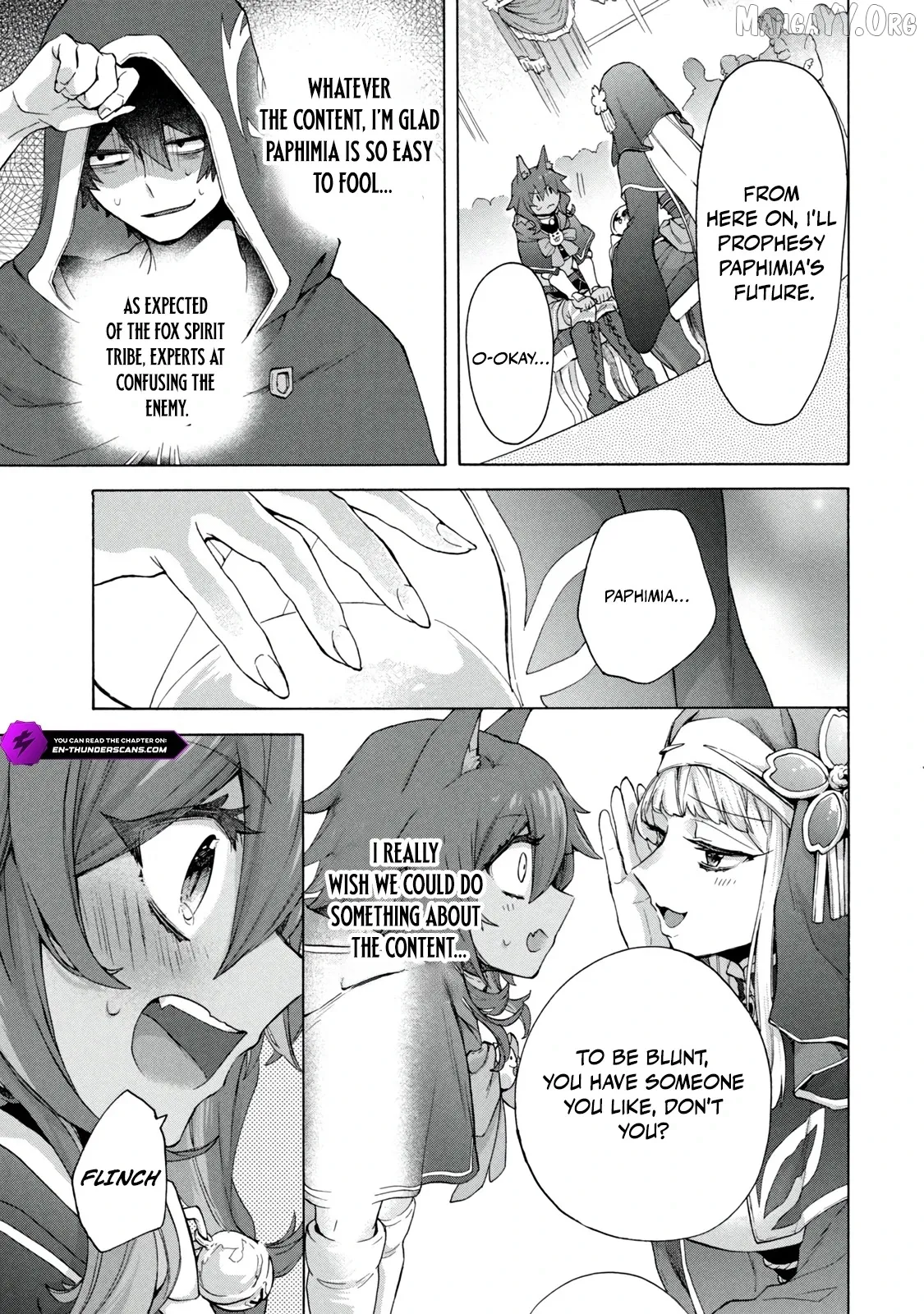 "Kukuku ....... He is the weakest of the Four Heavenly Kings." I was dismissed from my job, but somehow I became the master of a hero and a holy maiden Chapter 18.1 page 9 - 