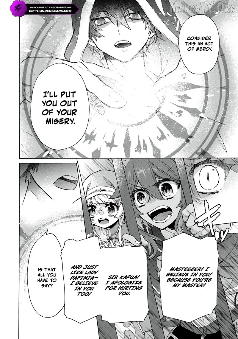 "Kukuku ....... He is the weakest of the Four Heavenly Kings." I was dismissed from my job, but somehow I became the master of a hero and a holy maiden Chapter 19.2 page 8 - 