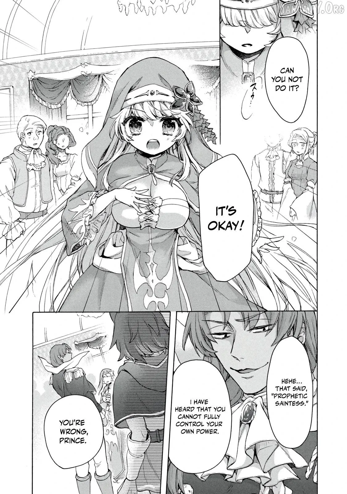 “Kukuku ……. He is the weakest of the Four Heavenly Monarchs.” I was dismissed from my job, but somehow I became the master of a hero and a holy maiden. Chapter 18.1 page 13 - 