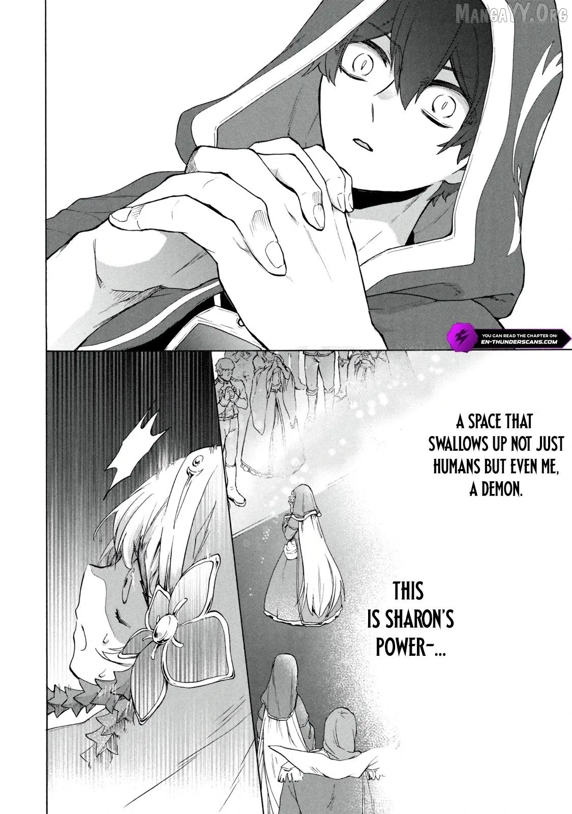 “Kukuku ……. He is the weakest of the Four Heavenly Monarchs.” I was dismissed from my job, but somehow I became the master of a hero and a holy maiden. Chapter 18.1 page 18 - 