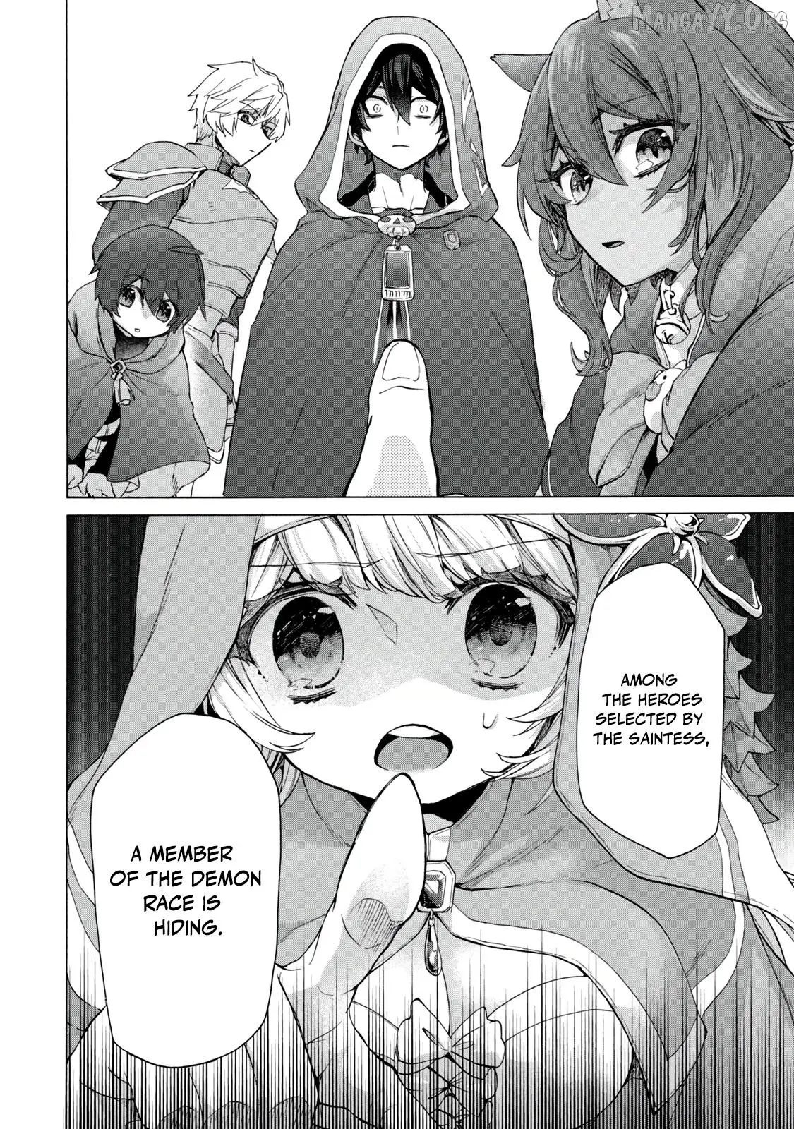 “Kukuku ……. He is the weakest of the Four Heavenly Monarchs.” I was dismissed from my job, but somehow I became the master of a hero and a holy maiden. Chapter 18.1 page 20 - 