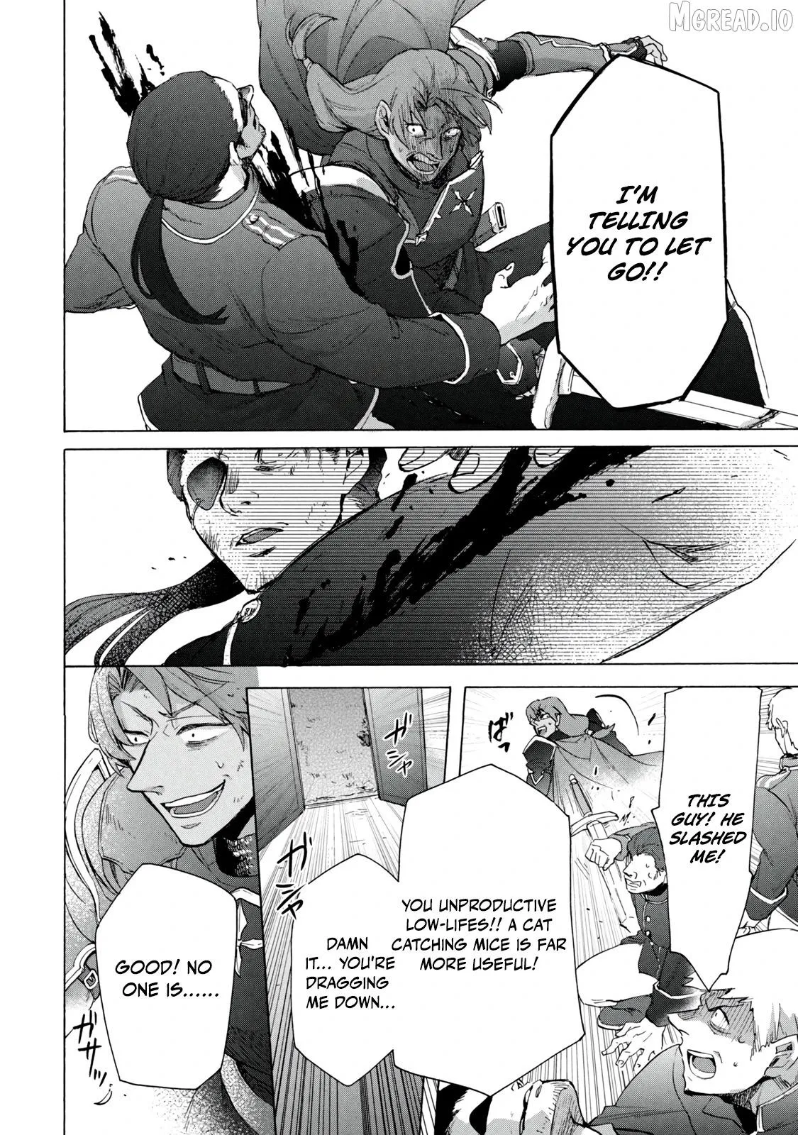 “Kukuku ……. He is the weakest of the Four Heavenly Monarchs.” I was dismissed from my job, but somehow I became the master of a hero and a holy maiden. Chapter 20.2 page 14 - 