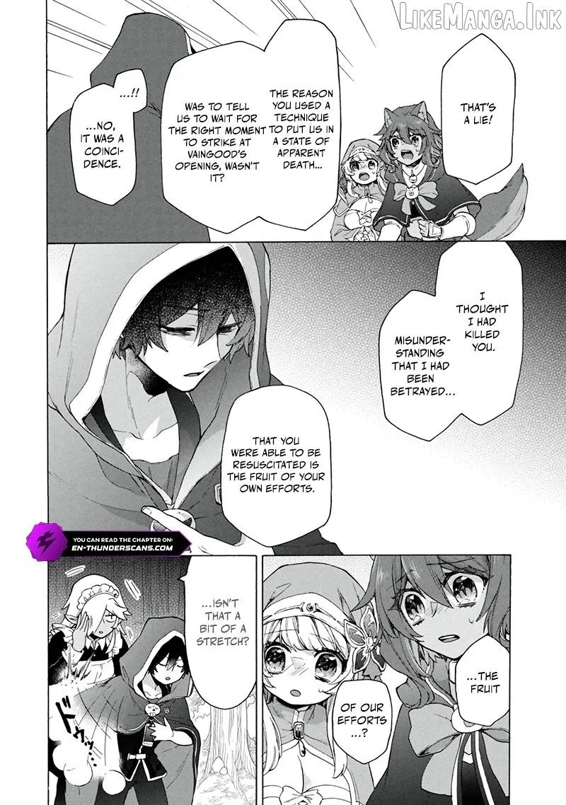 “Kukuku ……. He is the weakest of the Four Heavenly Monarchs.” I was dismissed from my job, but somehow I became the master of a hero and a holy maiden. Chapter 21.1 page 13 - 