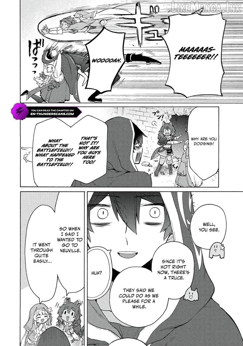 “Kukuku ……. He is the weakest of the Four Heavenly Monarchs.” I was dismissed from my job, but somehow I became the master of a hero and a holy maiden. Chapter 21.2 page 13 - 