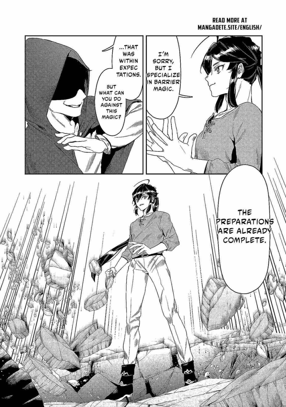 Kuni ni Saikyo no Barrier wo Hattara Heiwa ni Narisugite Tsuiho Saremashita. Ore no Mahou ga Yaba Sugite, Bijo to Mazoku ni Kakomarete Nanda ga!? Chapter 1 page 28 - 