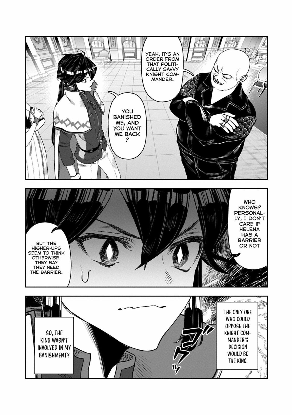 Kuni ni Saikyo no Barrier wo Hattara Heiwa ni Narisugite Tsuiho Saremashita. Ore no Mahou ga Yaba Sugite, Bijo to Mazoku ni Kakomarete Nanda ga!? Chapter 10 page 6 - 