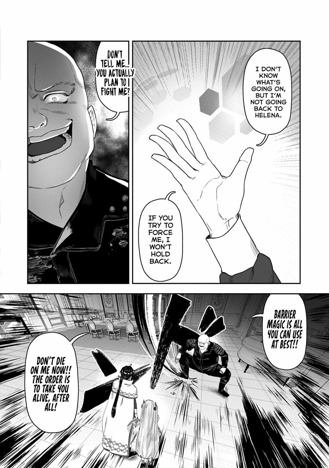 Kuni ni Saikyo no Barrier wo Hattara Heiwa ni Narisugite Tsuiho Saremashita. Ore no Mahou ga Yaba Sugite, Bijo to Mazoku ni Kakomarete Nanda ga!? Chapter 10 page 7 - 