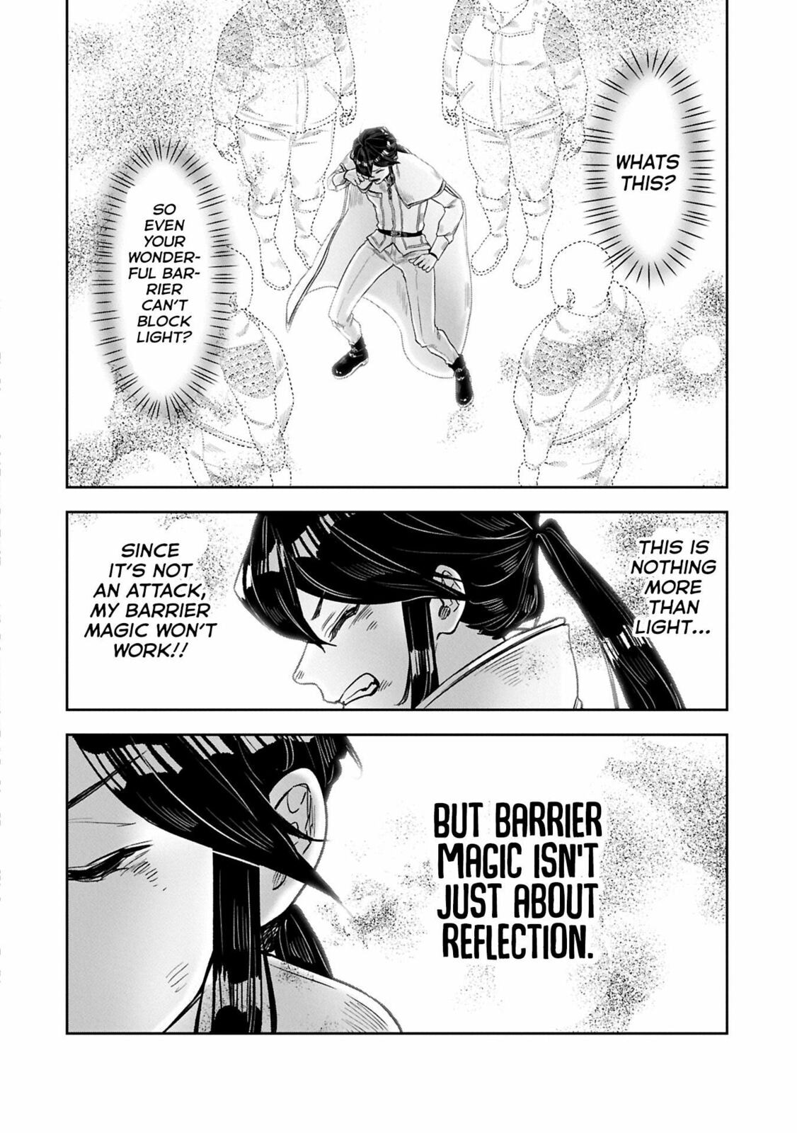 Kuni ni Saikyo no Barrier wo Hattara Heiwa ni Narisugite Tsuiho Saremashita. Ore no Mahou ga Yaba Sugite, Bijo to Mazoku ni Kakomarete Nanda ga!? Chapter 10 page 9 - 