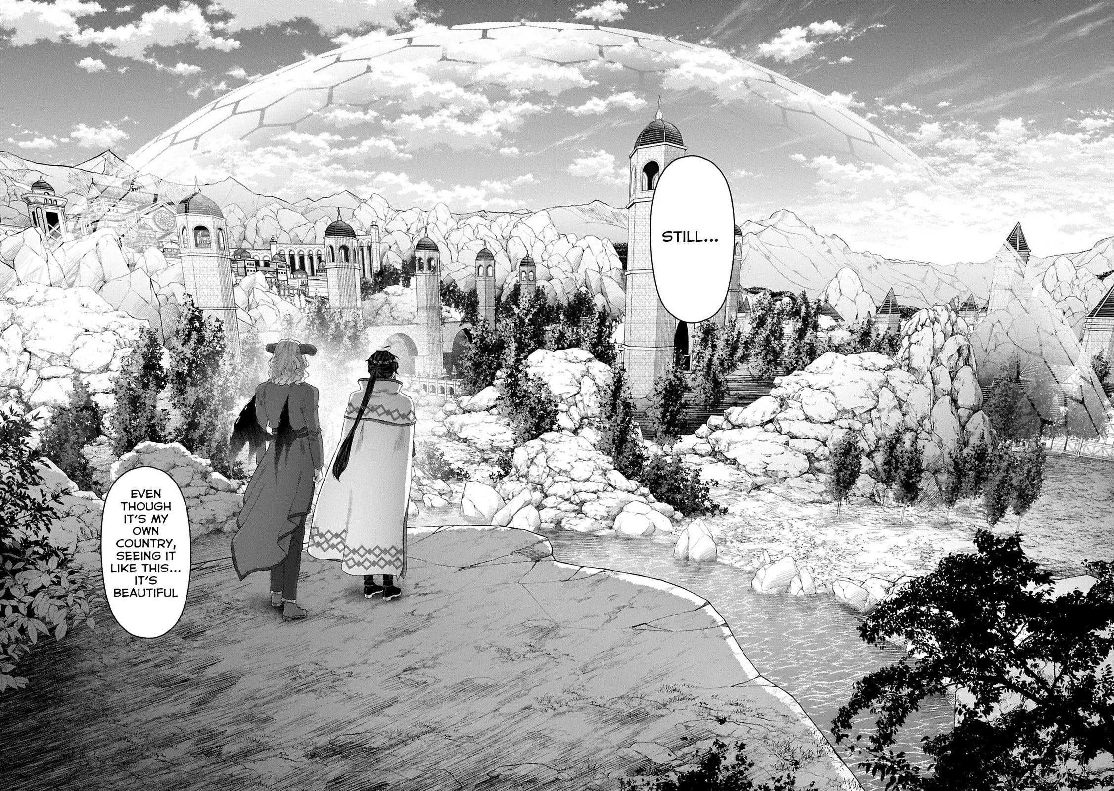 Kuni ni Saikyo no Barrier wo Hattara Heiwa ni Narisugite Tsuiho Saremashita. Ore no Mahou ga Yaba Sugite, Bijo to Mazoku ni Kakomarete Nanda ga!? Chapter 11.2 page 8 - 