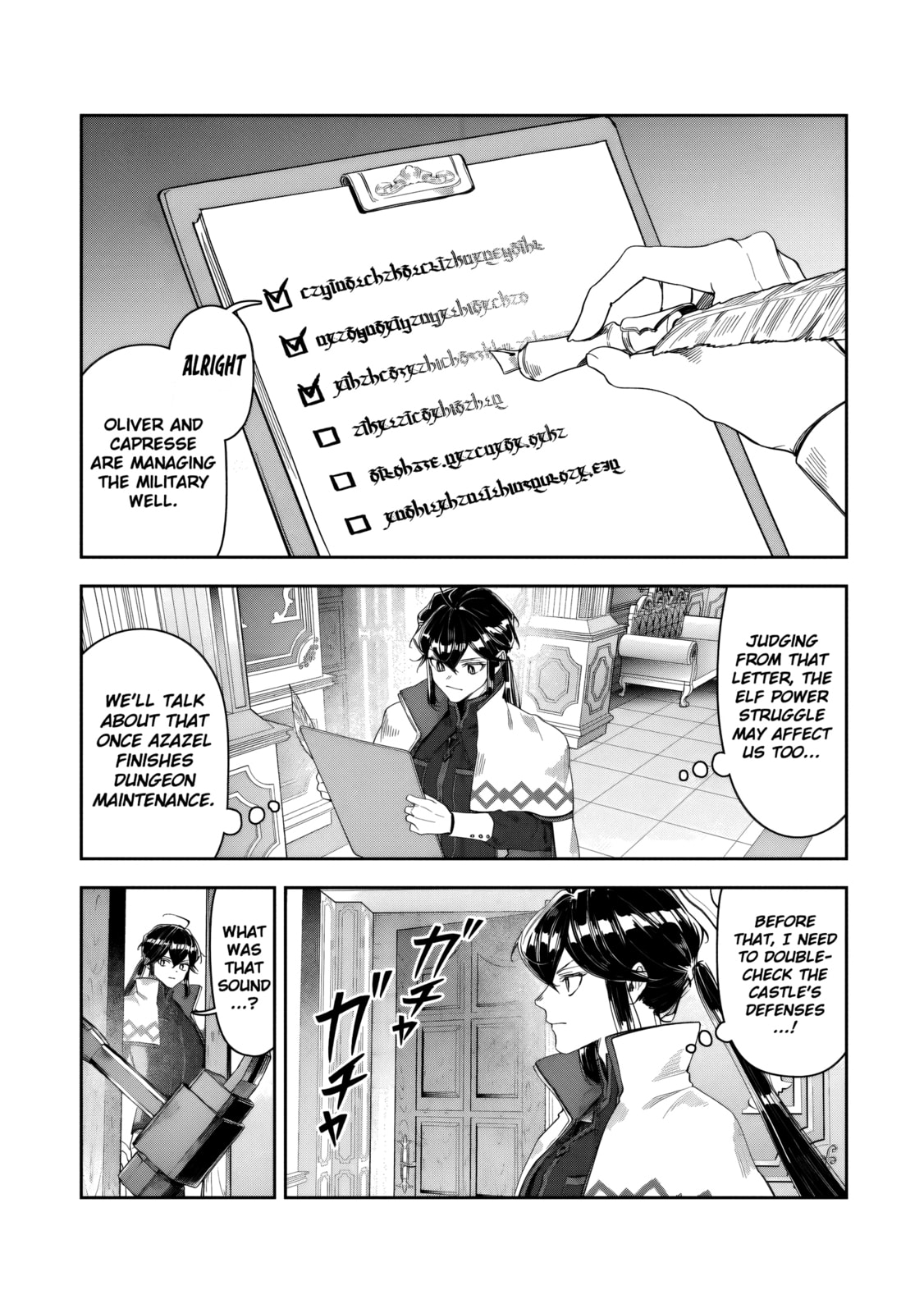 Kuni ni Saikyo no Barrier wo Hattara Heiwa ni Narisugite Tsuiho Saremashita. Ore no Mahou ga Yaba Sugite, Bijo to Mazoku ni Kakomarete Nanda ga!? Chapter 12 page 14 - 