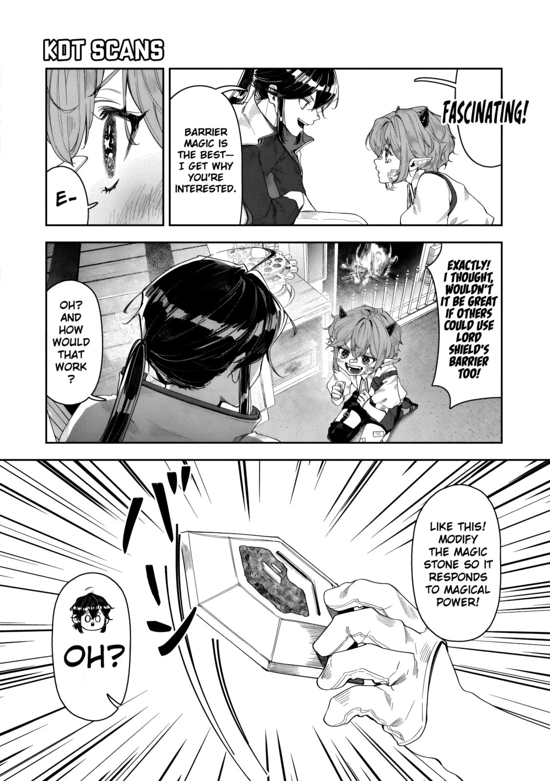 Kuni ni Saikyo no Barrier wo Hattara Heiwa ni Narisugite Tsuiho Saremashita. Ore no Mahou ga Yaba Sugite, Bijo to Mazoku ni Kakomarete Nanda ga!? Chapter 12 page 19 - 