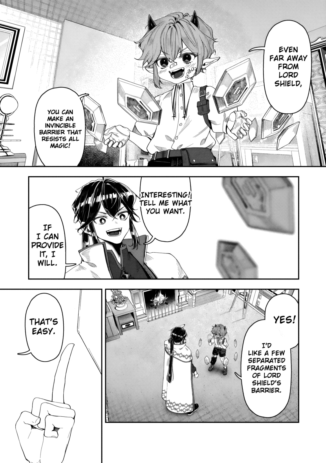 Kuni ni Saikyo no Barrier wo Hattara Heiwa ni Narisugite Tsuiho Saremashita. Ore no Mahou ga Yaba Sugite, Bijo to Mazoku ni Kakomarete Nanda ga!? Chapter 12 page 20 - 