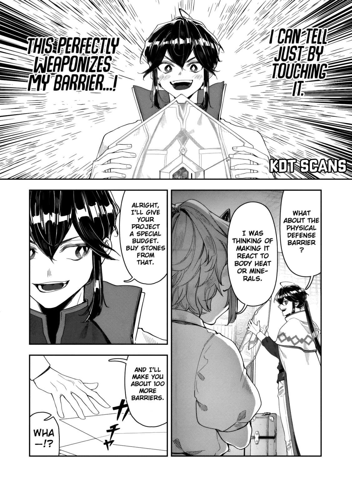 Kuni ni Saikyo no Barrier wo Hattara Heiwa ni Narisugite Tsuiho Saremashita. Ore no Mahou ga Yaba Sugite, Bijo to Mazoku ni Kakomarete Nanda ga!? Chapter 12 page 23 - 