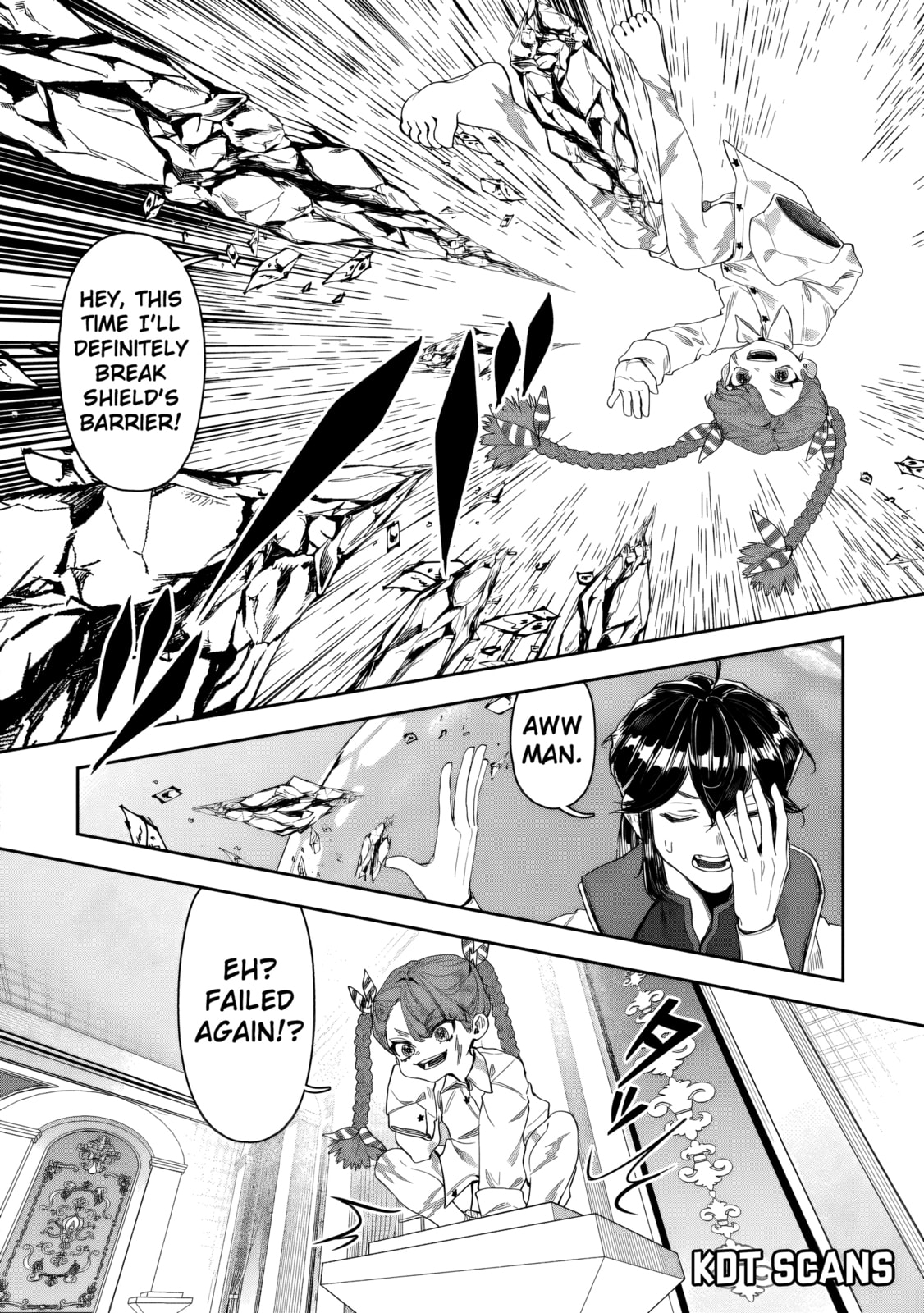 Kuni ni Saikyo no Barrier wo Hattara Heiwa ni Narisugite Tsuiho Saremashita. Ore no Mahou ga Yaba Sugite, Bijo to Mazoku ni Kakomarete Nanda ga!? Chapter 12 page 29 - 