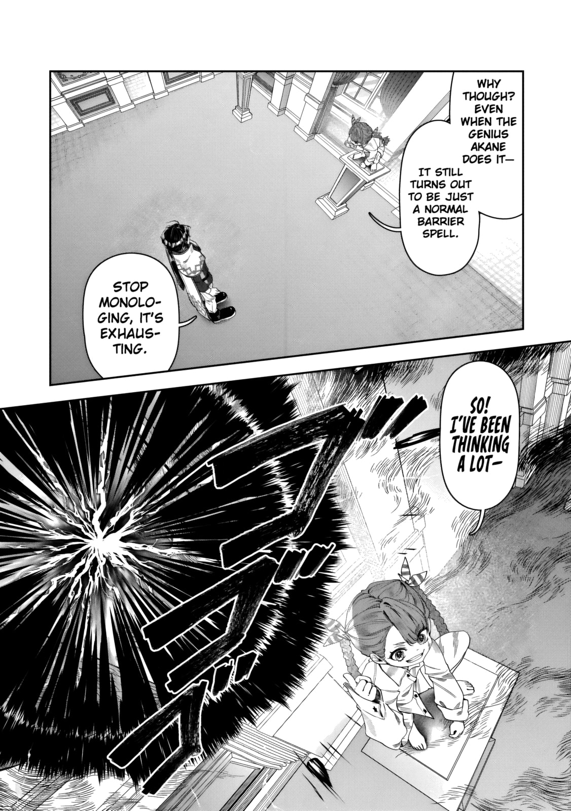 Kuni ni Saikyo no Barrier wo Hattara Heiwa ni Narisugite Tsuiho Saremashita. Ore no Mahou ga Yaba Sugite, Bijo to Mazoku ni Kakomarete Nanda ga!? Chapter 12 page 30 - 