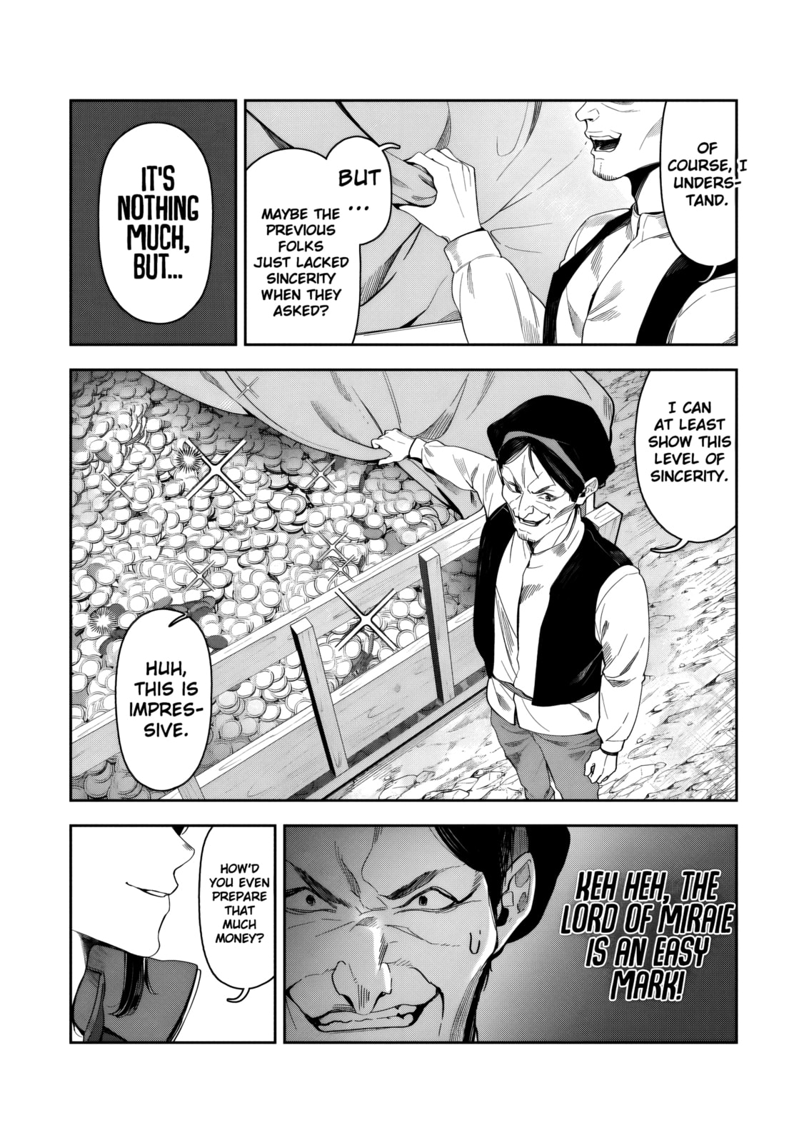 Kuni ni Saikyo no Barrier wo Hattara Heiwa ni Narisugite Tsuiho Saremashita. Ore no Mahou ga Yaba Sugite, Bijo to Mazoku ni Kakomarete Nanda ga!? Chapter 12 page 4 - 