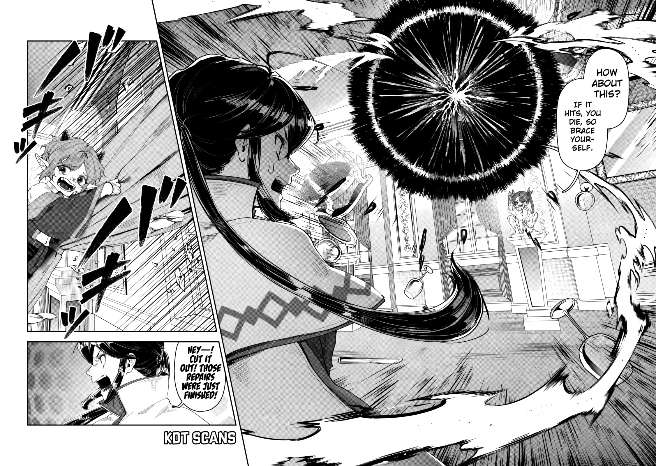 Kuni ni Saikyo no Barrier wo Hattara Heiwa ni Narisugite Tsuiho Saremashita. Ore no Mahou ga Yaba Sugite, Bijo to Mazoku ni Kakomarete Nanda ga!? Chapter 12 page 31 - 