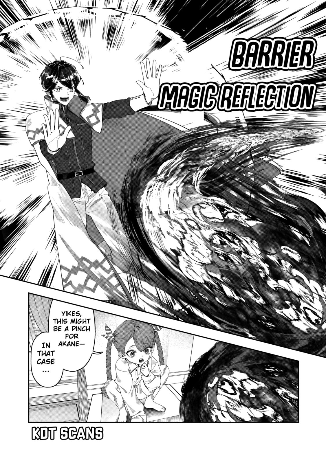 Kuni ni Saikyo no Barrier wo Hattara Heiwa ni Narisugite Tsuiho Saremashita. Ore no Mahou ga Yaba Sugite, Bijo to Mazoku ni Kakomarete Nanda ga!? Chapter 12 page 33 - 