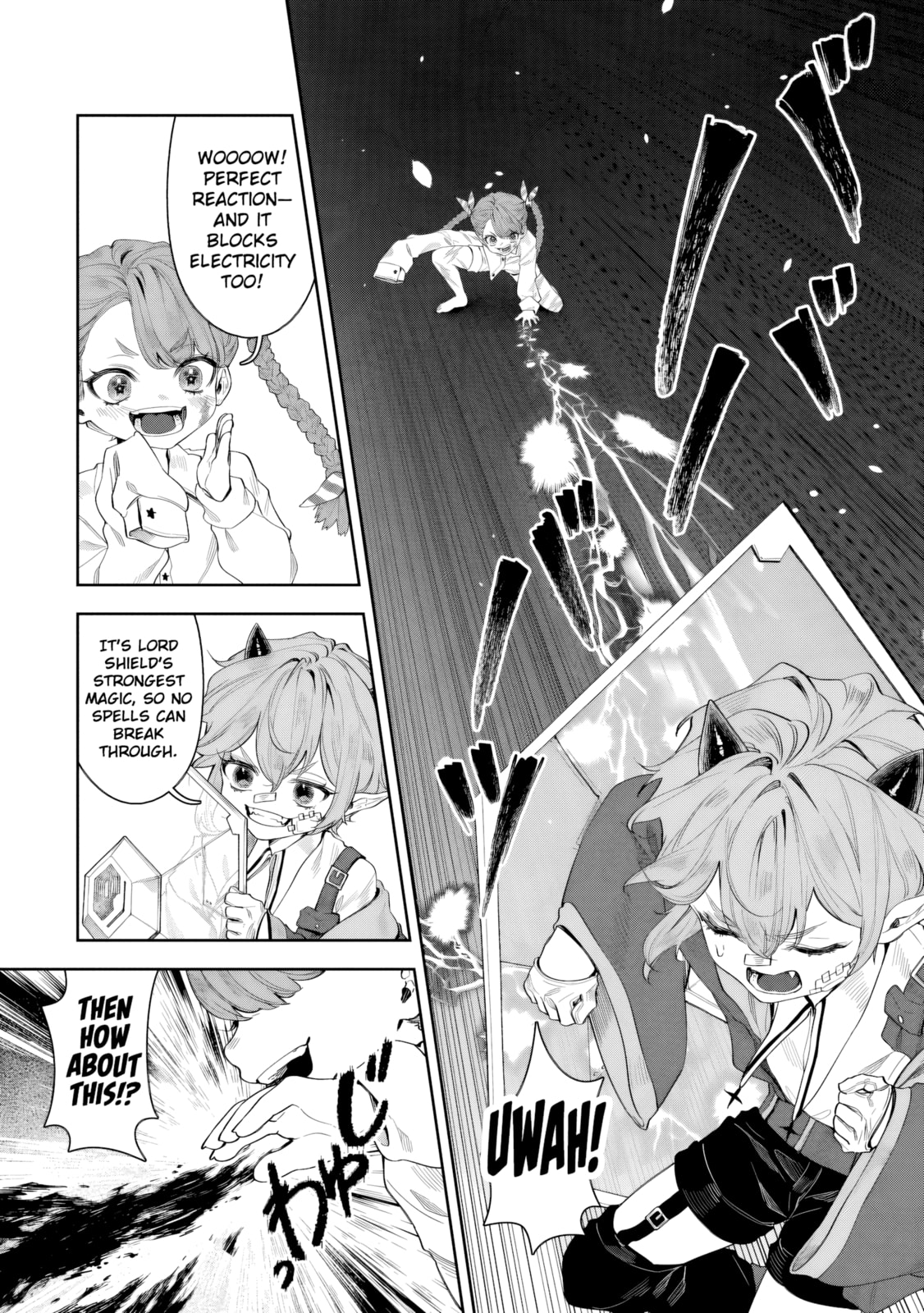 Kuni ni Saikyo no Barrier wo Hattara Heiwa ni Narisugite Tsuiho Saremashita. Ore no Mahou ga Yaba Sugite, Bijo to Mazoku ni Kakomarete Nanda ga!? Chapter 12 page 38 - 