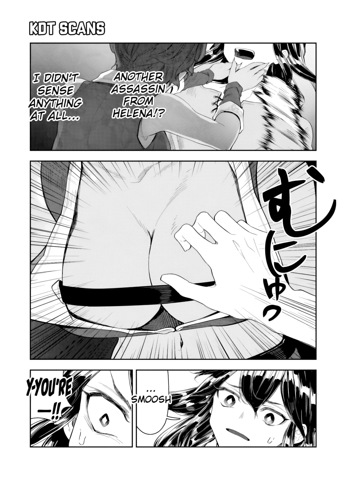 Kuni ni Saikyo no Barrier wo Hattara Heiwa ni Narisugite Tsuiho Saremashita. Ore no Mahou ga Yaba Sugite, Bijo to Mazoku ni Kakomarete Nanda ga!? Chapter 12 page 43 - 