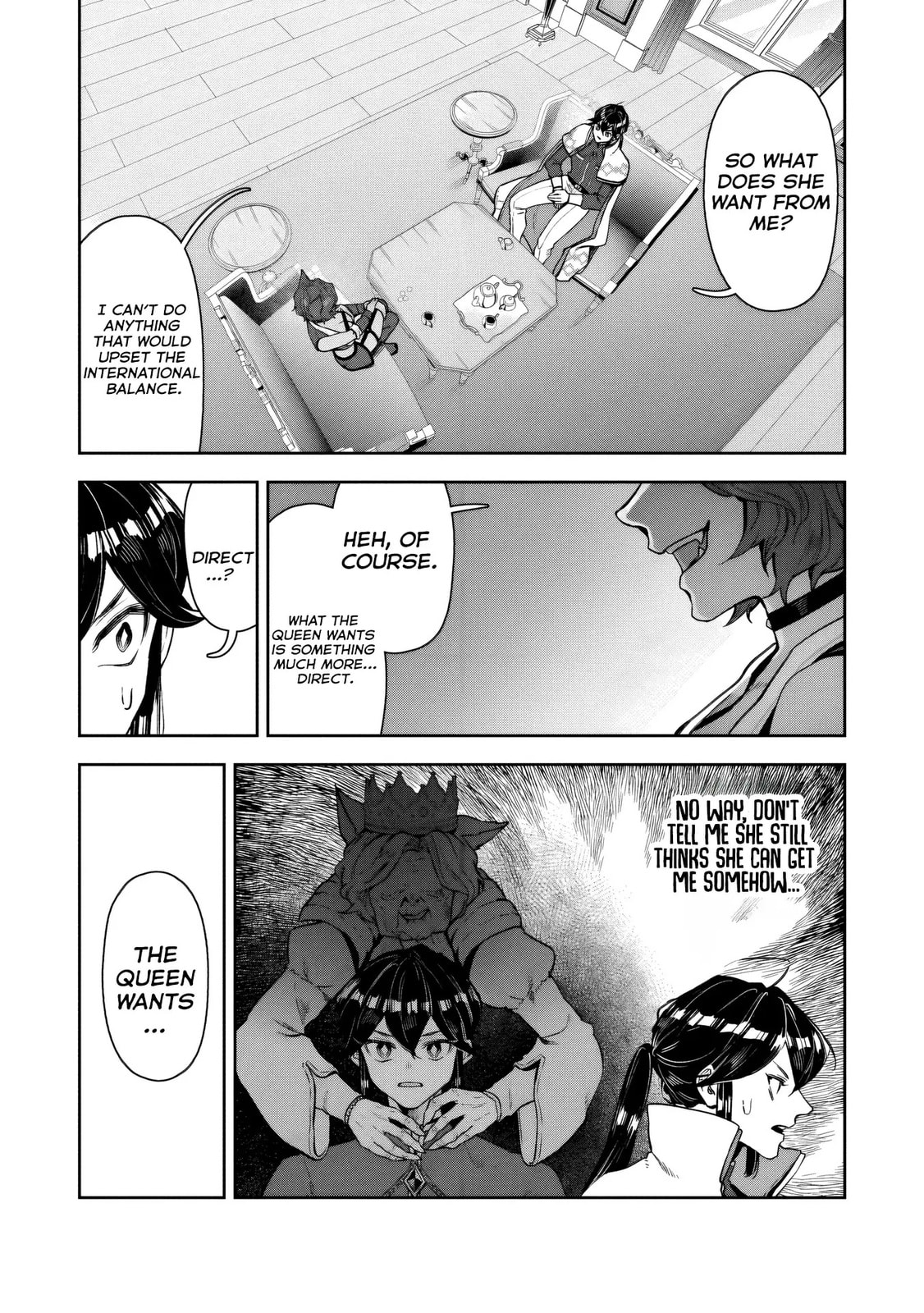 Kuni ni Saikyo no Barrier wo Hattara Heiwa ni Narisugite Tsuiho Saremashita. Ore no Mahou ga Yaba Sugite, Bijo to Mazoku ni Kakomarete Nanda ga!? Chapter 13 page 14 - 