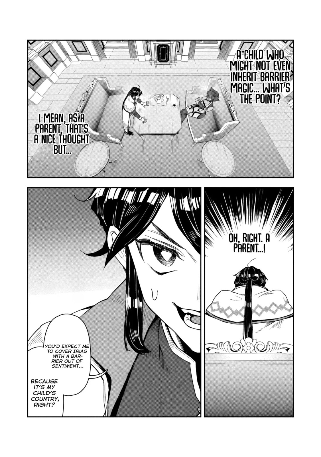 Kuni ni Saikyo no Barrier wo Hattara Heiwa ni Narisugite Tsuiho Saremashita. Ore no Mahou ga Yaba Sugite, Bijo to Mazoku ni Kakomarete Nanda ga!? Chapter 13 page 17 - 