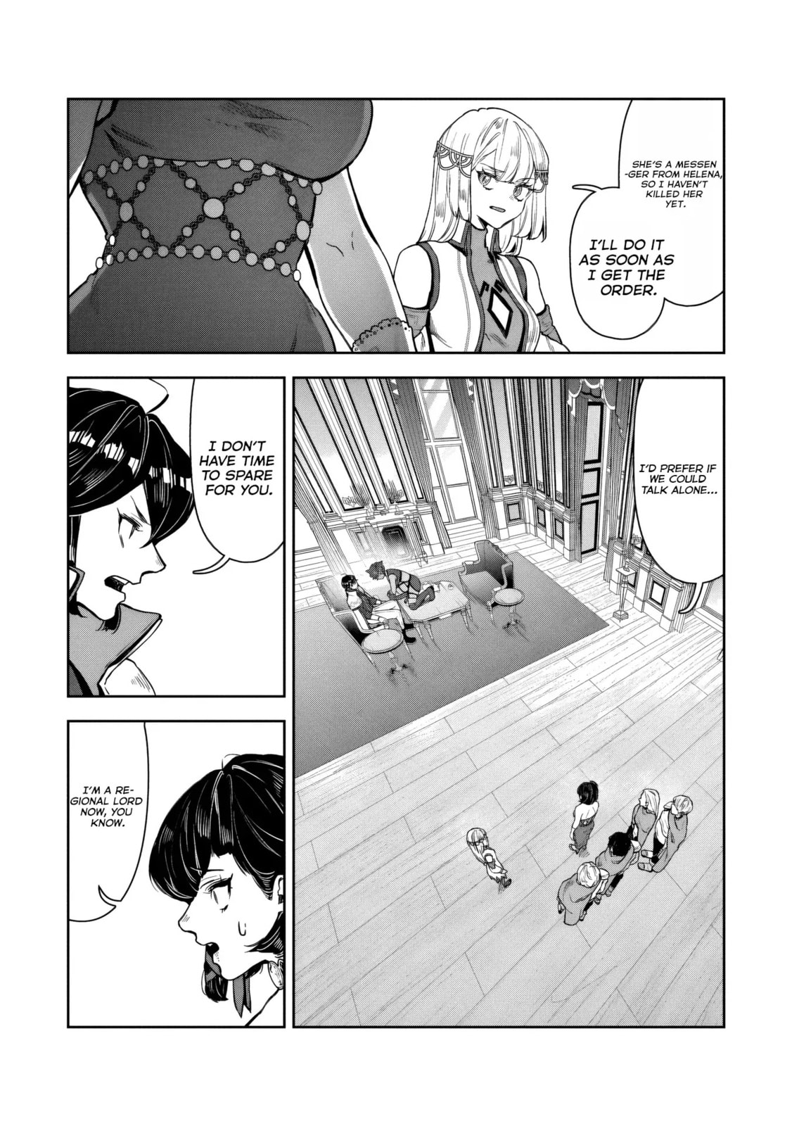 Kuni ni Saikyo no Barrier wo Hattara Heiwa ni Narisugite Tsuiho Saremashita. Ore no Mahou ga Yaba Sugite, Bijo to Mazoku ni Kakomarete Nanda ga!? Chapter 13 page 22 - 
