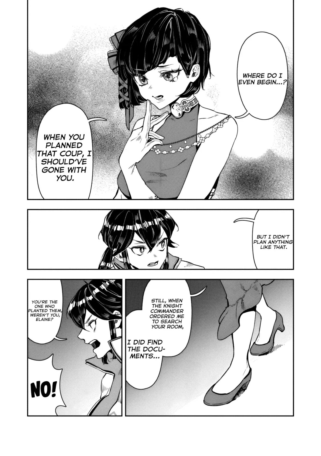 Kuni ni Saikyo no Barrier wo Hattara Heiwa ni Narisugite Tsuiho Saremashita. Ore no Mahou ga Yaba Sugite, Bijo to Mazoku ni Kakomarete Nanda ga!? Chapter 13 page 23 - 
