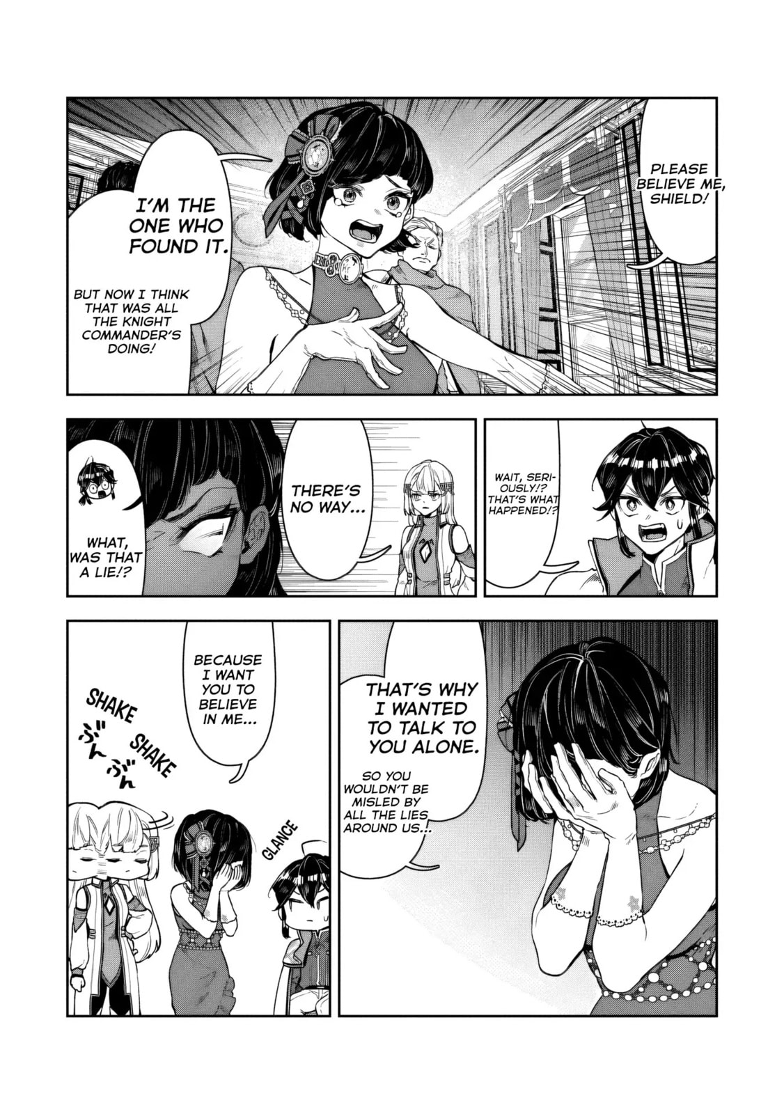 Kuni ni Saikyo no Barrier wo Hattara Heiwa ni Narisugite Tsuiho Saremashita. Ore no Mahou ga Yaba Sugite, Bijo to Mazoku ni Kakomarete Nanda ga!? Chapter 13 page 24 - 