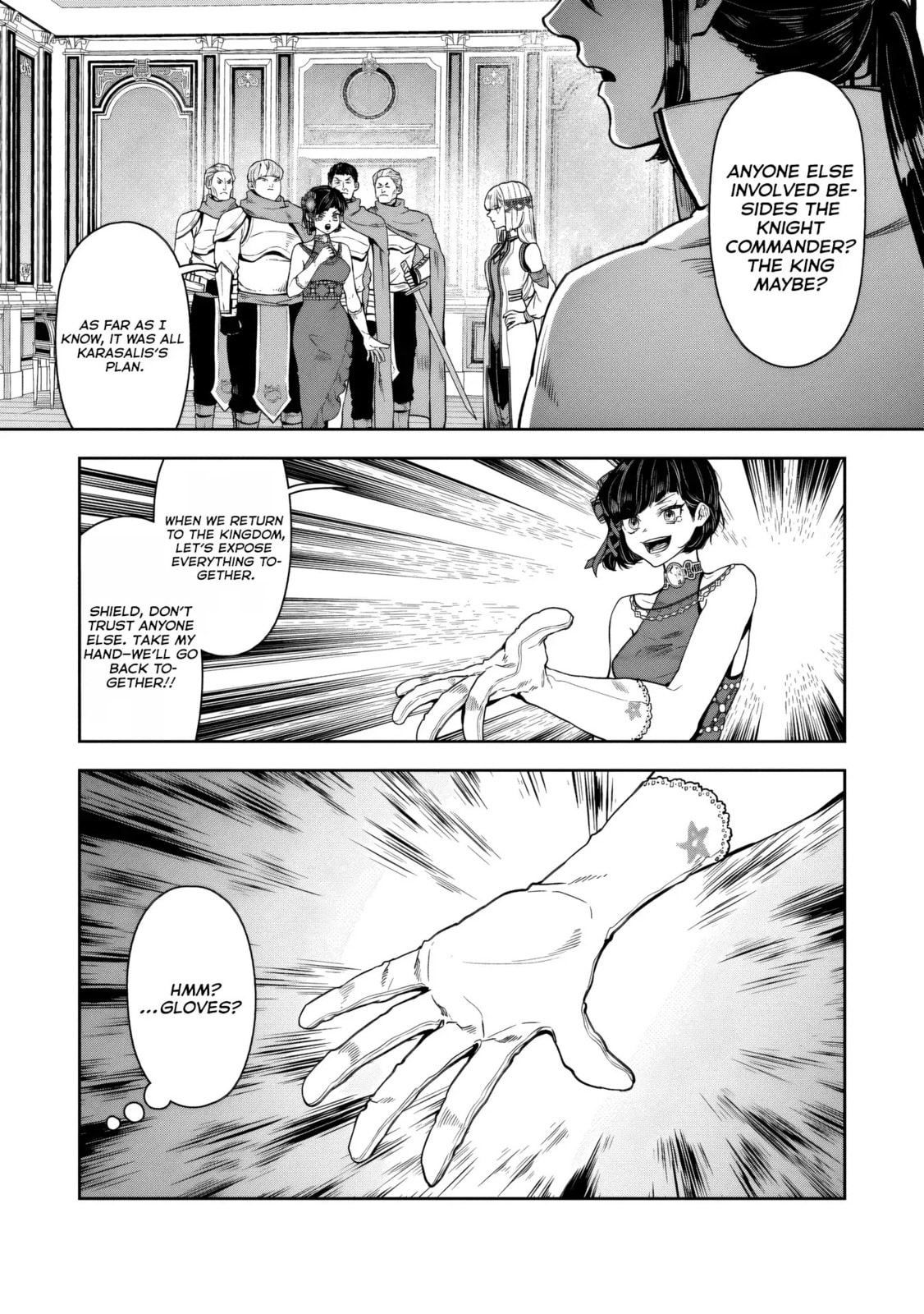 Kuni ni Saikyo no Barrier wo Hattara Heiwa ni Narisugite Tsuiho Saremashita. Ore no Mahou ga Yaba Sugite, Bijo to Mazoku ni Kakomarete Nanda ga!? Chapter 13 page 25 - 
