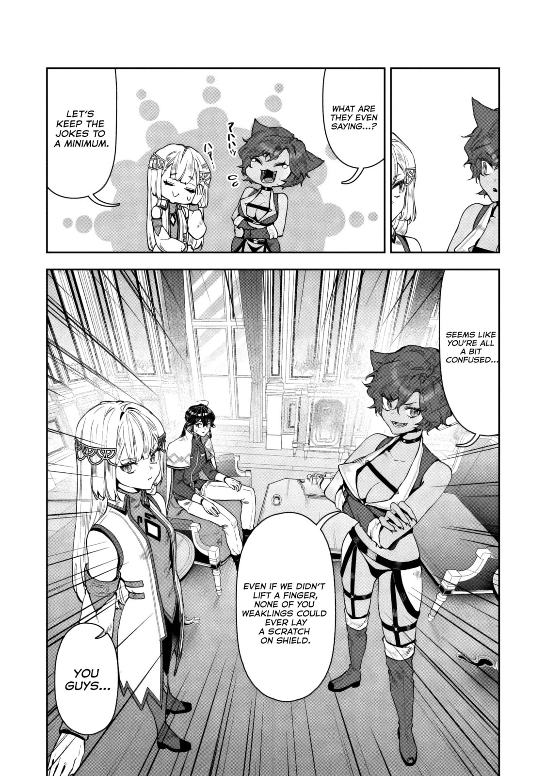 Kuni ni Saikyo no Barrier wo Hattara Heiwa ni Narisugite Tsuiho Saremashita. Ore no Mahou ga Yaba Sugite, Bijo to Mazoku ni Kakomarete Nanda ga!? Chapter 13 page 30 - 