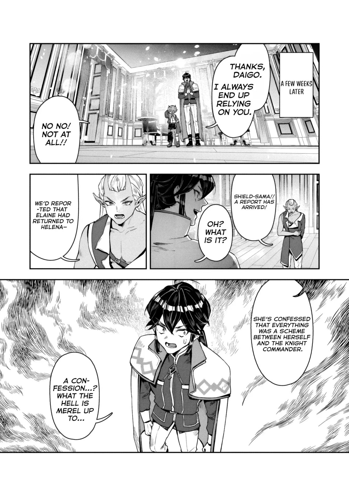 Kuni ni Saikyo no Barrier wo Hattara Heiwa ni Narisugite Tsuiho Saremashita. Ore no Mahou ga Yaba Sugite, Bijo to Mazoku ni Kakomarete Nanda ga!? Chapter 13 page 36 - 