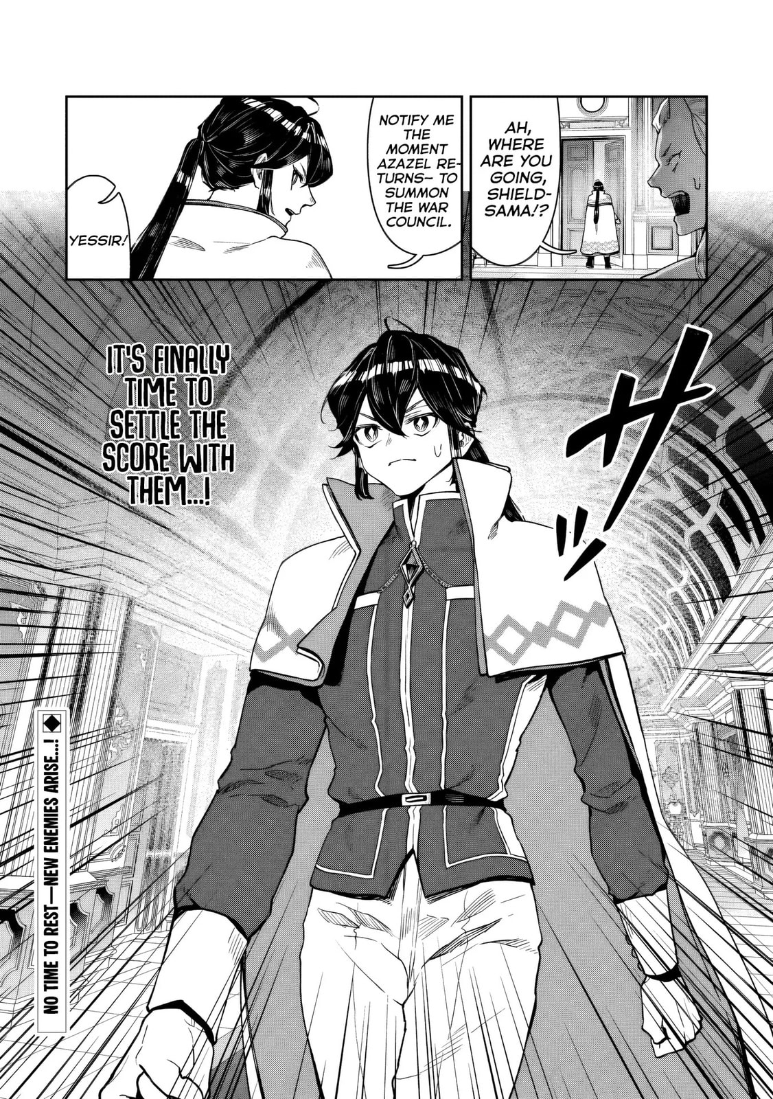 Kuni ni Saikyo no Barrier wo Hattara Heiwa ni Narisugite Tsuiho Saremashita. Ore no Mahou ga Yaba Sugite, Bijo to Mazoku ni Kakomarete Nanda ga!? Chapter 13 page 38 - 