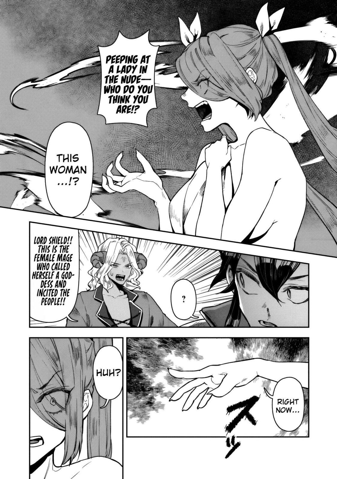 Kuni ni Saikyo no Barrier wo Hattara Heiwa ni Narisugite Tsuiho Saremashita. Ore no Mahou ga Yaba Sugite, Bijo to Mazoku ni Kakomarete Nanda ga!? Chapter 14 page 12 - 