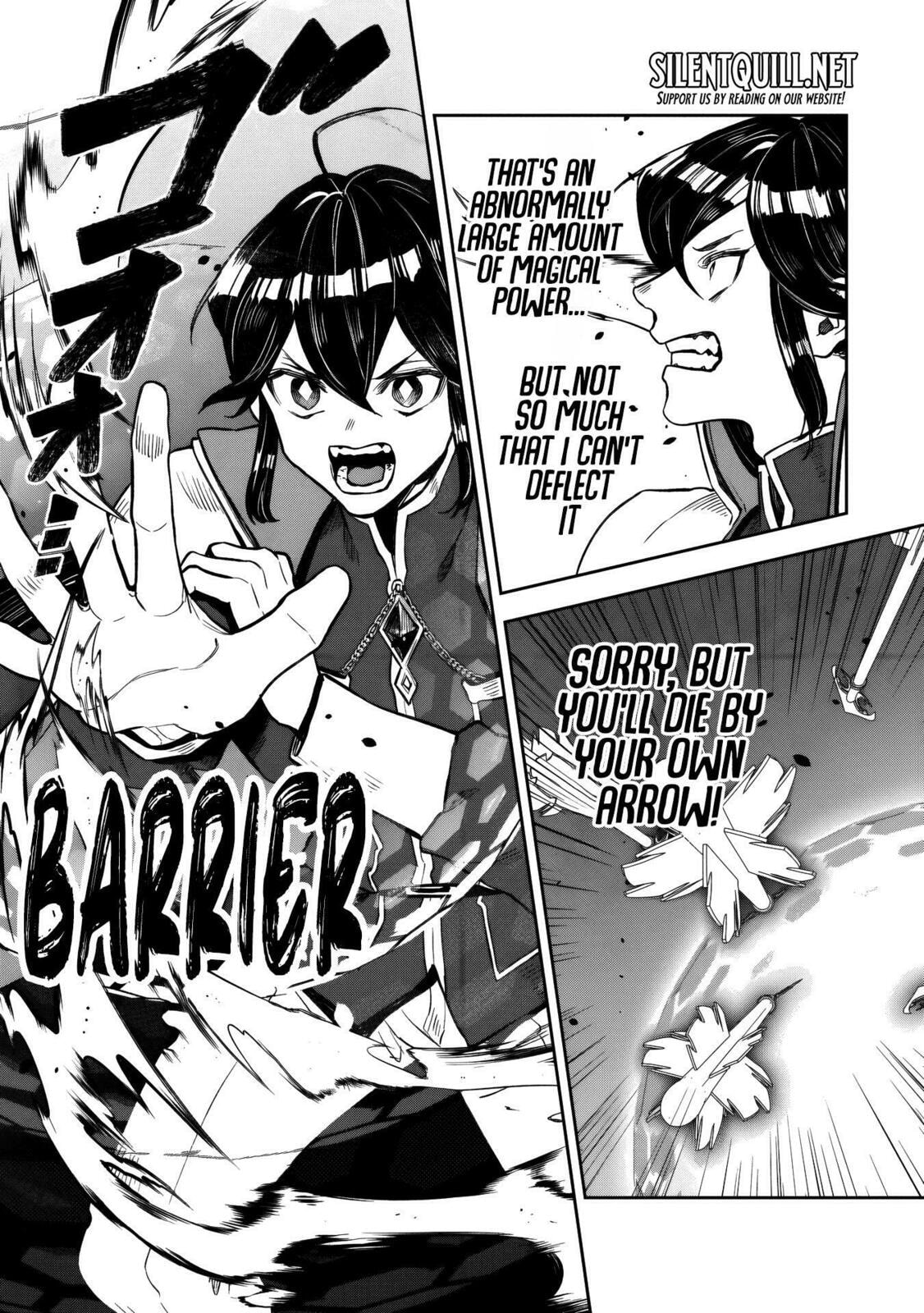 Kuni ni Saikyo no Barrier wo Hattara Heiwa ni Narisugite Tsuiho Saremashita. Ore no Mahou ga Yaba Sugite, Bijo to Mazoku ni Kakomarete Nanda ga!? Chapter 14 page 20 - 