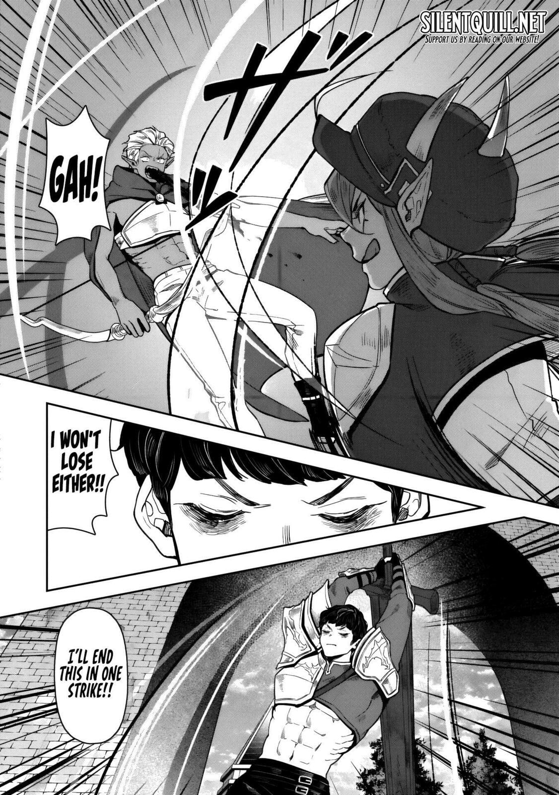 Kuni ni Saikyo no Barrier wo Hattara Heiwa ni Narisugite Tsuiho Saremashita. Ore no Mahou ga Yaba Sugite, Bijo to Mazoku ni Kakomarete Nanda ga!? Chapter 14 page 32 - 