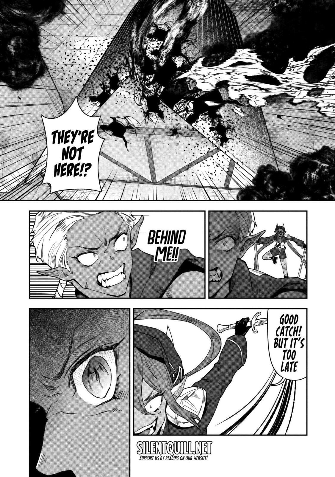 Kuni ni Saikyo no Barrier wo Hattara Heiwa ni Narisugite Tsuiho Saremashita. Ore no Mahou ga Yaba Sugite, Bijo to Mazoku ni Kakomarete Nanda ga!? Chapter 14 page 35 - 