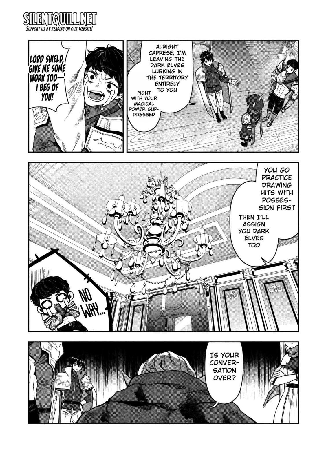 Kuni ni Saikyo no Barrier wo Hattara Heiwa ni Narisugite Tsuiho Saremashita. Ore no Mahou ga Yaba Sugite, Bijo to Mazoku ni Kakomarete Nanda ga!? Chapter 15 page 14 - 