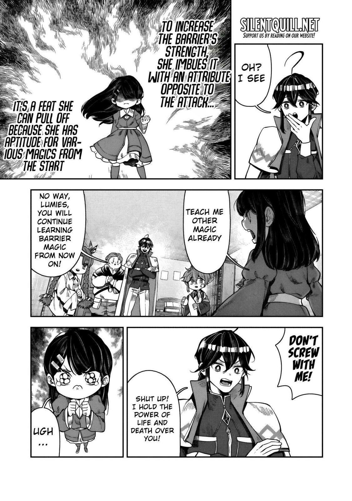 Kuni ni Saikyo no Barrier wo Hattara Heiwa ni Narisugite Tsuiho Saremashita. Ore no Mahou ga Yaba Sugite, Bijo to Mazoku ni Kakomarete Nanda ga!? Chapter 15 page 38 - 