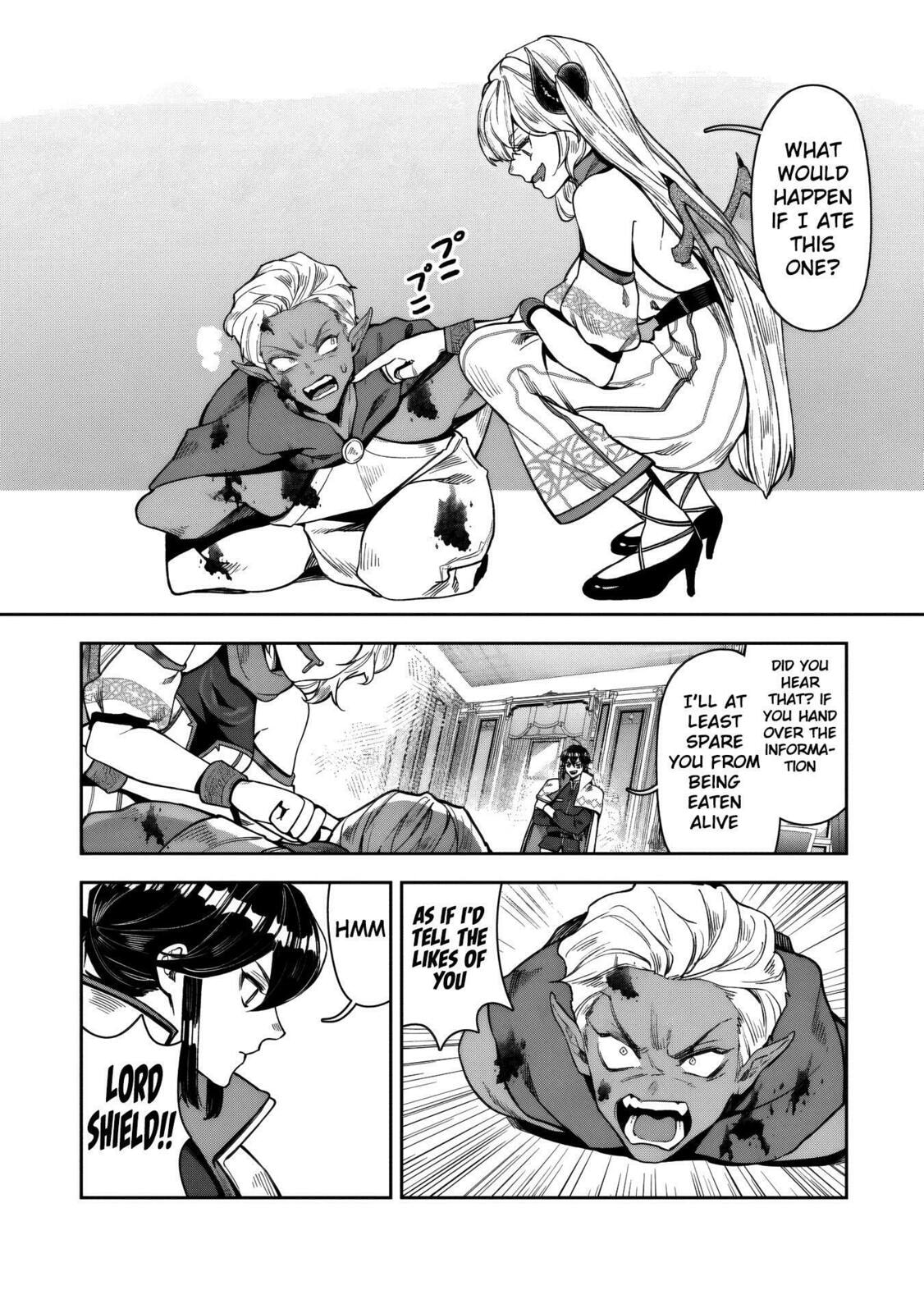 Kuni ni Saikyo no Barrier wo Hattara Heiwa ni Narisugite Tsuiho Saremashita. Ore no Mahou ga Yaba Sugite, Bijo to Mazoku ni Kakomarete Nanda ga!? Chapter 15 page 10 - 