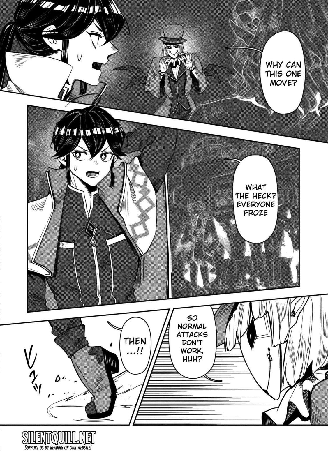 Kuni ni Saikyo no Barrier wo Hattara Heiwa ni Narisugite Tsuiho Saremashita. Ore no Mahou ga Yaba Sugite, Bijo to Mazoku ni Kakomarete Nanda ga!? Chapter 16 page 27 - 
